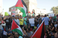 بالفيديو: تظاهرة حاشدة ضد مخطط "برافر" بمشاركة جموع في دوار الساعة بيافا